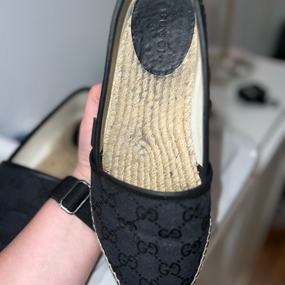 Authentic gucci espadrilles! Worn twice out doors. Pretty great condition. - Picture 4 of 5